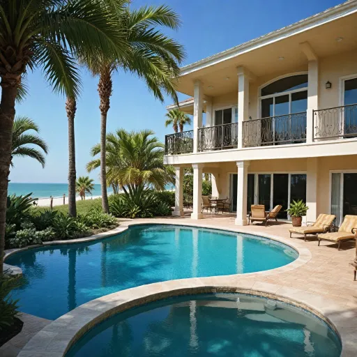 South Padre Island villa rentals: luxury vacation villas with pools, beach access, and waterfront views