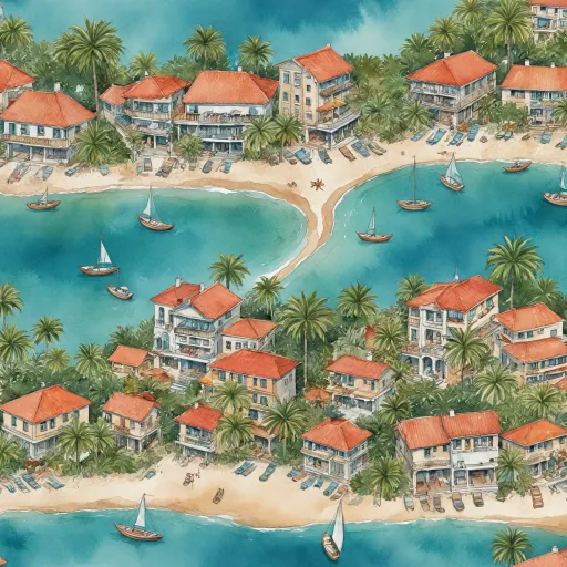 Elegant map of hotels in Puerto Vallarta Mexico for every travel style